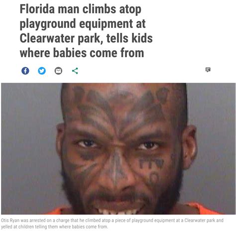 Remember a few years ago when they were smoking bath salts and eating people's. What's your Florida man? - Meme by AndyCrasher :) Memedroid