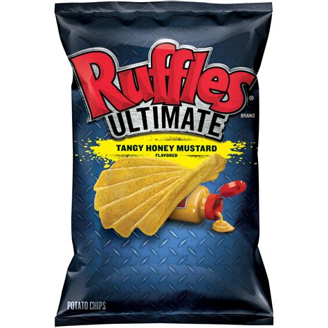 Ruffles Ultimate Tangy Honey Mustard Flavored Potato Chips 75 Oz
