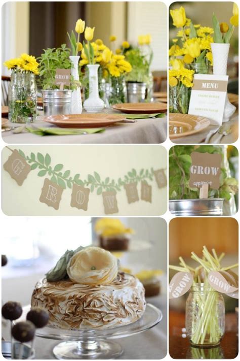 Rustic Garden Themed Baby Shower Pizzazzerie