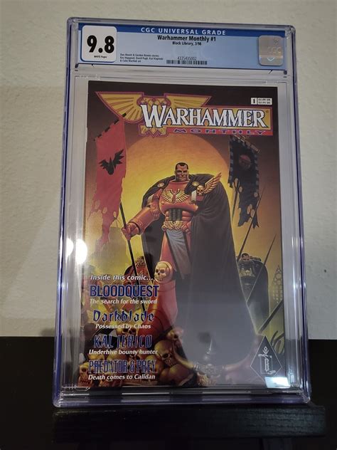 Warhammer Monthly 1 1998 1st Appearances Cgc 98 Ebay