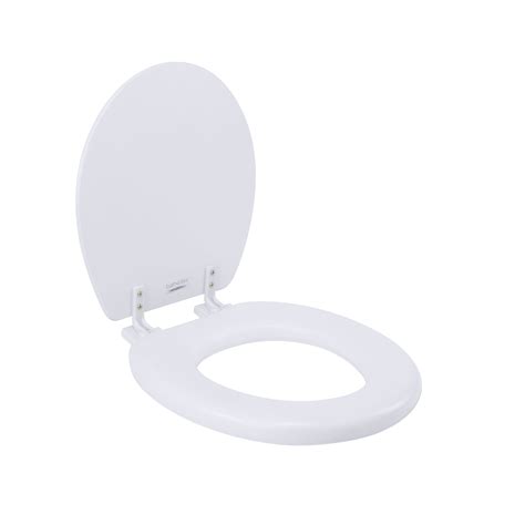 Bath Bliss Extra Soft Standard Round Toilet Seat In White