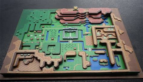 Find Your Way Around Hyrule Using This Papercraft Diorama Zelda Universe