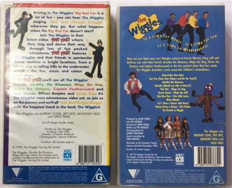 The Wiggles Toot Toot X Wiggledance Vhs Abc Kids Vintage 1990s