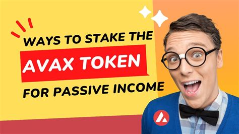 AVAX HOLDERS - Ways to stake AVAX to earn crypto passive income