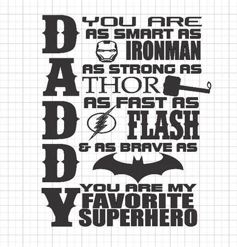 Svg Only Daddy Superhero Svg Superhero Daddy Svg Fathers Day Svg