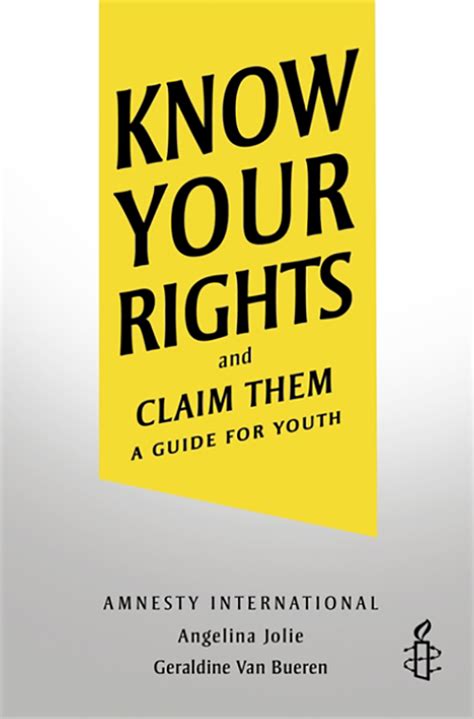 Know Your Rights And Claim Them Paperback Book Amnesty International