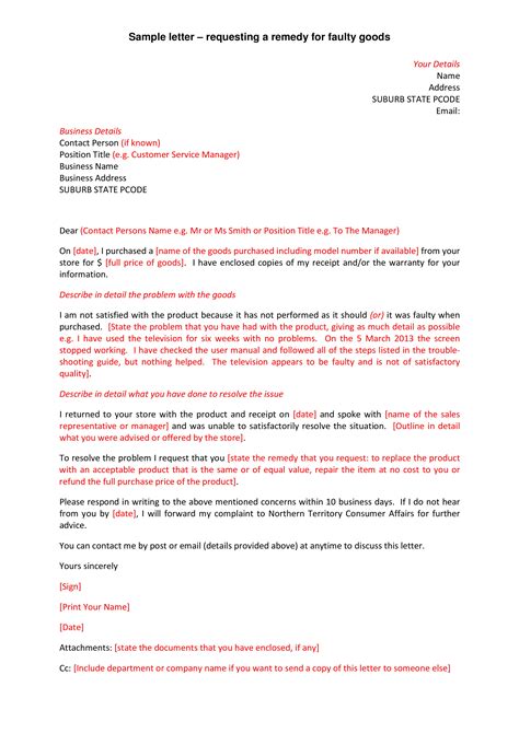 Sample Consumer Complaint Letter How To Write A Consumer Complaint