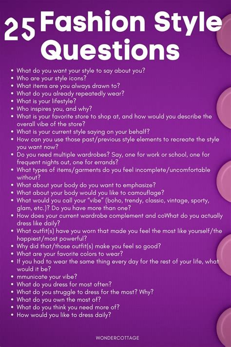 103 Fun Fashion Questions To Ask Wonder Cottage