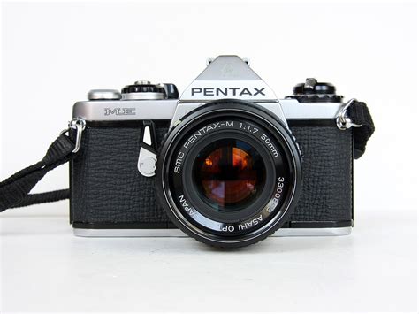 Asahi Pentax Me 35mm Slr Film Camera Tested W Pentax Smc