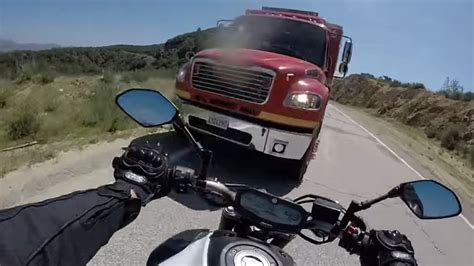Watch Motorcyclist GoPro Survive Head On Collision With Truck NBC News
