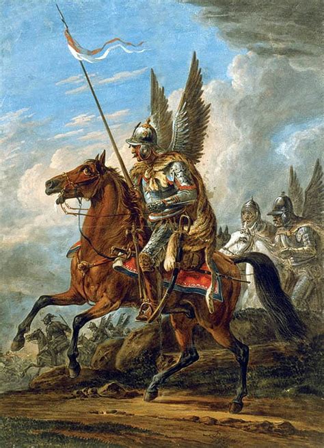 Polish Winged Hussar Painting By Aleksander Orłowski The Title And