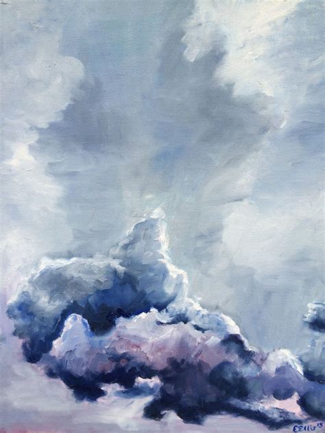 Storm Clouds Original Oil Painting 16x20 By Carpeluxart On Etsy