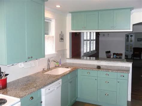 Kitchen electrical outlets under cabinets. Teal Kitchen Cabinets: How to Paint Them? - HomesFeed