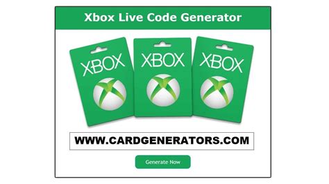 Xbox Live Code Generator Free 2021 Without Survey Xbox T Card