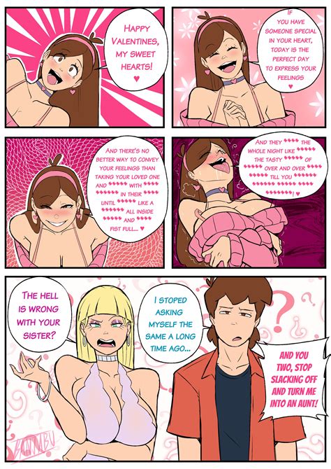Rule 34 Banjabu Big Breasts Censored Text Choker Comic Dipper Pines