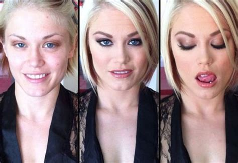 Gwiazdy porno przed i po makijażu zdjęć bebzol com