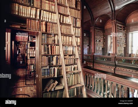 An Interior View Of The Old Library At Trinity College Dublin Taken