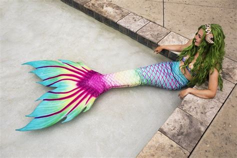 Parrotfish Paradise Finfolkproductions Mermaid Tails Silicone
