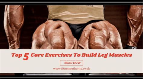 Top 5 Core Exercises To Build Leg Muscles