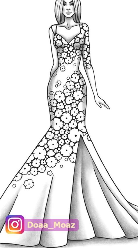 Each page is printed on a single side making them easy to remove for.fashion sketchbook figure model template designs #5 (100 pages / 8.5x11) perfect for fashion designers and you to create your unique. Pin on Premium coloring pages