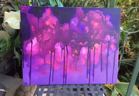 Purple One Of A Kind Original Abstract Painting Aftcra