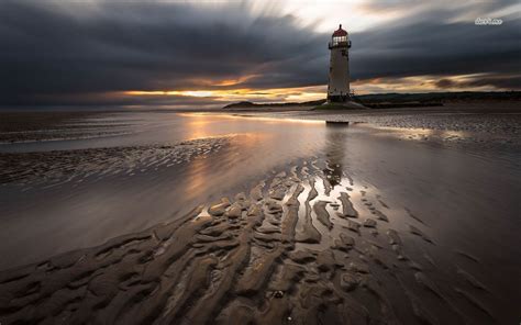 Welsh Lighthouse Images Bing Images Beach Wallpaper