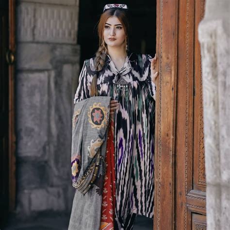 Uzbekistan Traditional Garment Uzbekistan Kimono Top Shirt Dress Traditional Shirts Dresses