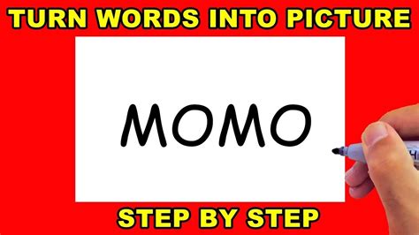 Momo Turn Words Into Picture Easy For Beginners Youtube