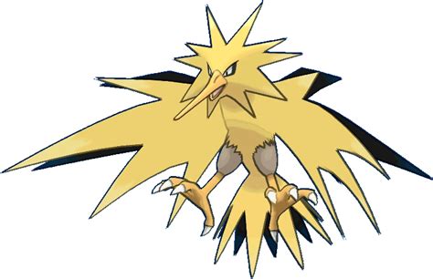 Zapdos Pokemon Png Isolated Image Png Mart