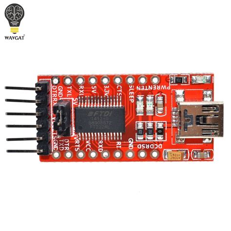 wavgat ft232rl ftdi usb 3 3v 5 5v to ttl serial adapter module for arduino ft232 mini port buy a