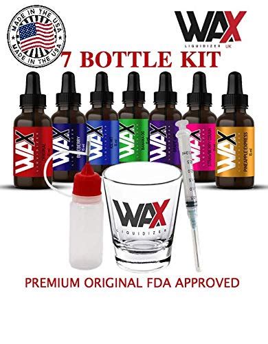 Ingredients for diy vape juice. Wax Liquidizer Concentrate Vape Juice All 7 Flavours Make ...