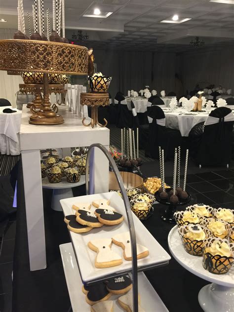 Sweet Sixteen Candy Bar Black White And Gold Theme Sweet Sixteen