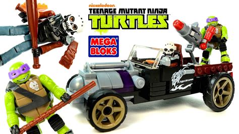 Mega Bloks Teenage Mutant Ninja Turtles Donnie Turtle Racer Speed Build