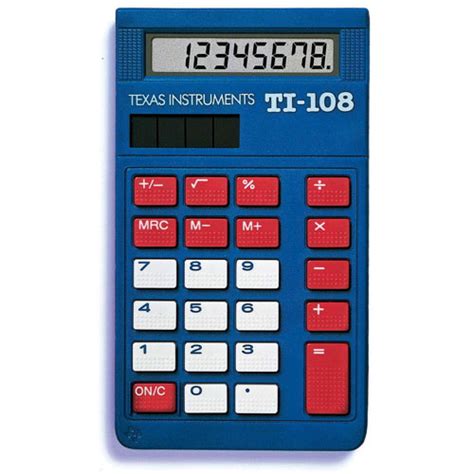 Texas Instruments Elementary School Calculator 108tkt 10 Pack