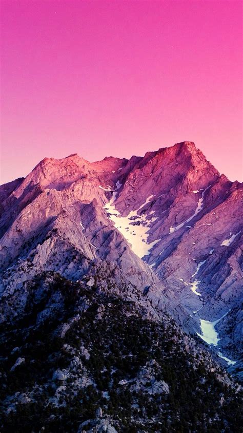 Pink Mountain Wallpapers Top Free Pink Mountain Backgrounds