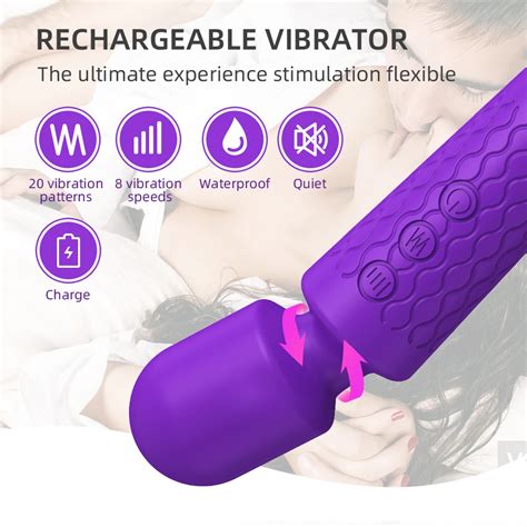 Powerful 20 Speeds Av Magic Wand Vibrator G Spot Massage Clitoris Stimulator Female Adult