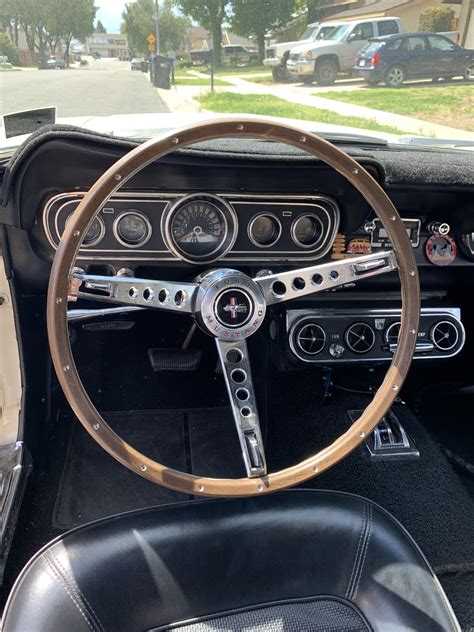 New Steering Wheel In The ‘66 Rclassicmustangs
