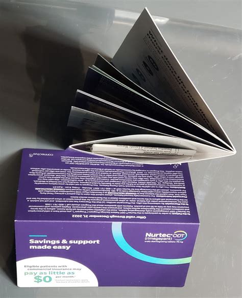 How To Treat And Prevent Migrains Catalog Brochure Savings Card Nurtec