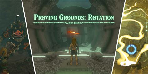 Zelda Tears Of The Kingdom Jojon Shrine Proving Grounds Rotation