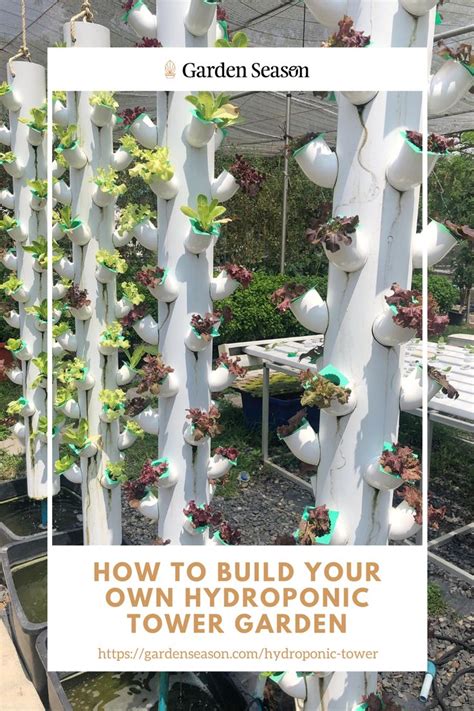 How To Build Your Own Hydroponic Tower Garden Tower Garden