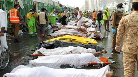 hundreds killed in stampede at muslim hajj pilgrimage