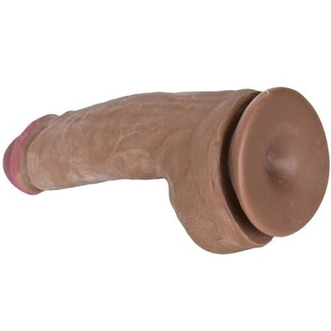 Real Man Cyberskin Perfect Pecker 8 Brown Sex Toys Adult