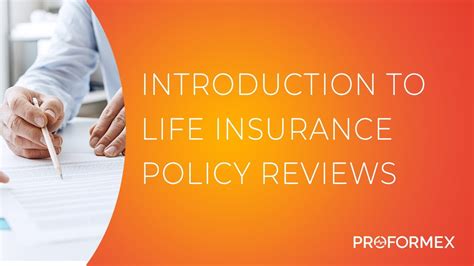 Introduction To Life Insurance Policy Reviews Youtube