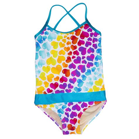Hearts With Turquoise Bathing Suit Turquoise Bathing Suit Childrens
