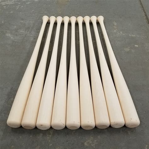 9 Wood Baseball Bat Blanks Maple Cupped Etsy