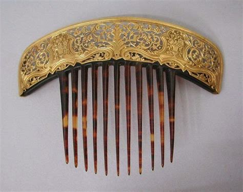 The Closet Historian Hair Comb History Highlight 10 Golden Combs