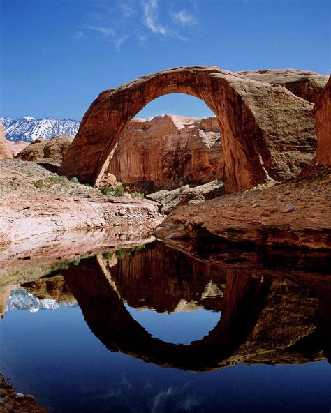 Rainbow Bridge Natural Arch In Utah Photograph By Bill Leverton Pixels