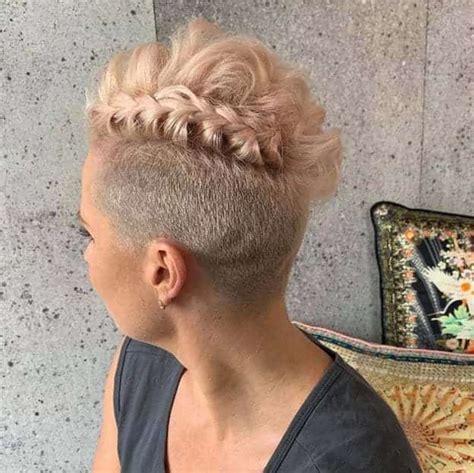 Of The Boldest Mohawk Braids With Shaved Sides Hairstylecamp