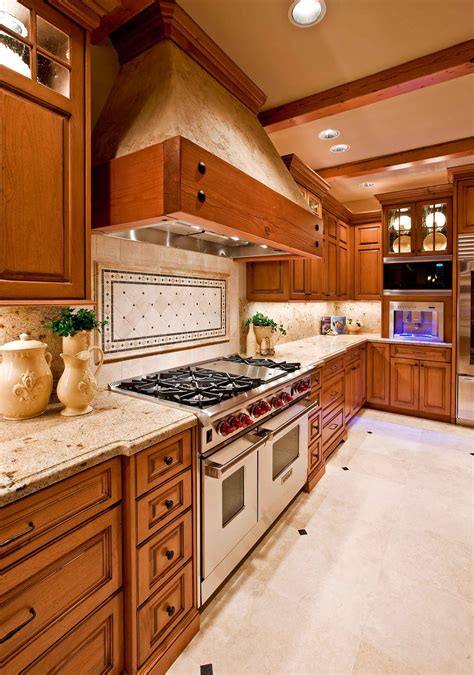 Share on facebook share on twitter. A classic kitchen with high tech amenities featuring a ...