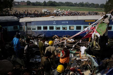 115 Dead As Train Derails In North India Some Still Trapped